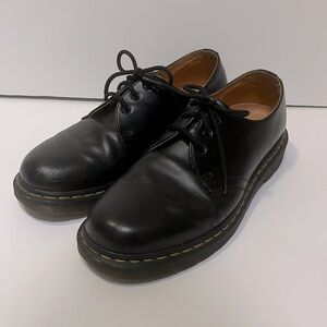 Doc Martens size 43 EU great worn condition 1461 Oxford black leather shoes